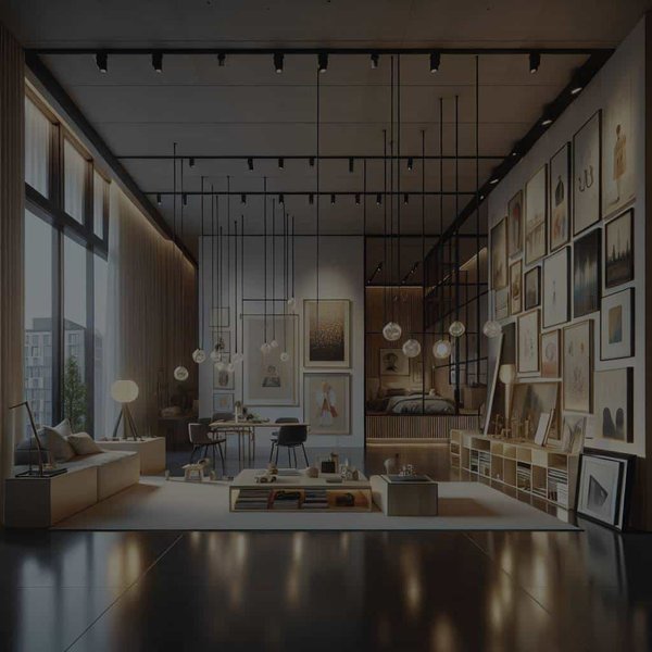 Comment trouver un appartement contemporain à Berlin avec une galerie d'art privée?