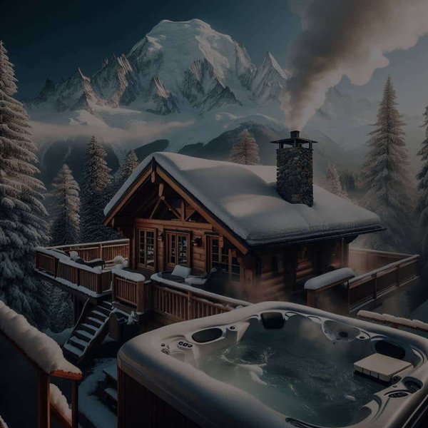 Comment trouver une cabane de luxe dans les Alpes françaises avec spa et vue sur le Mont-Blanc?