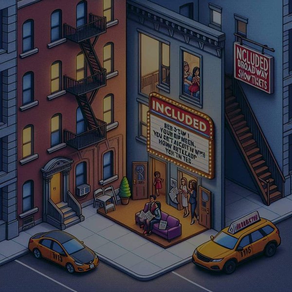 Est-il possible de louer un appartement à Manhattan avec des billets inclus pour les spectacles de Broadway?